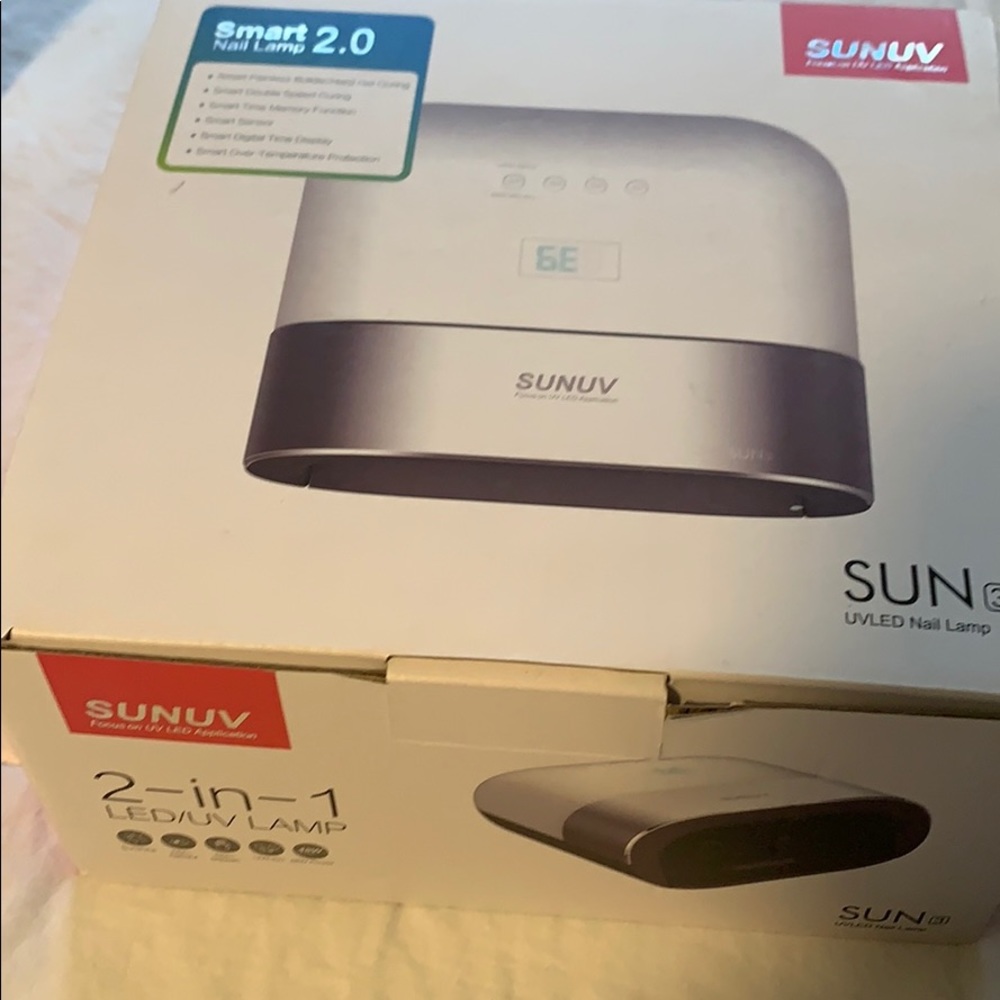 SUNUV LED Nail Lamp for Gel Nails & Bonus Add Ons!